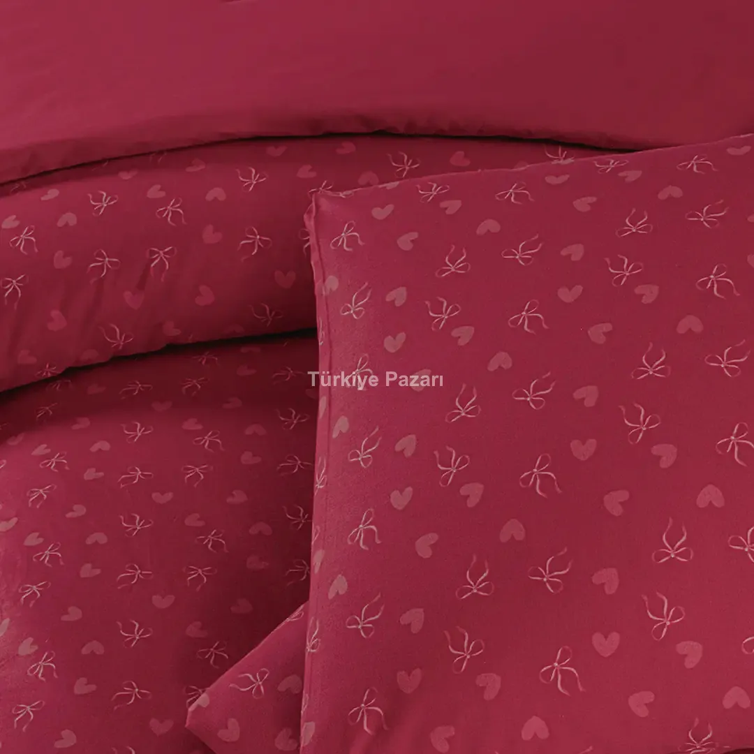 Prive Cherry Çift Kişilik Nevresim Takımı