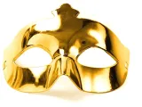 Kırmızı Renk Dantel Örgü İşlemeli Parti Maskesi Model 1