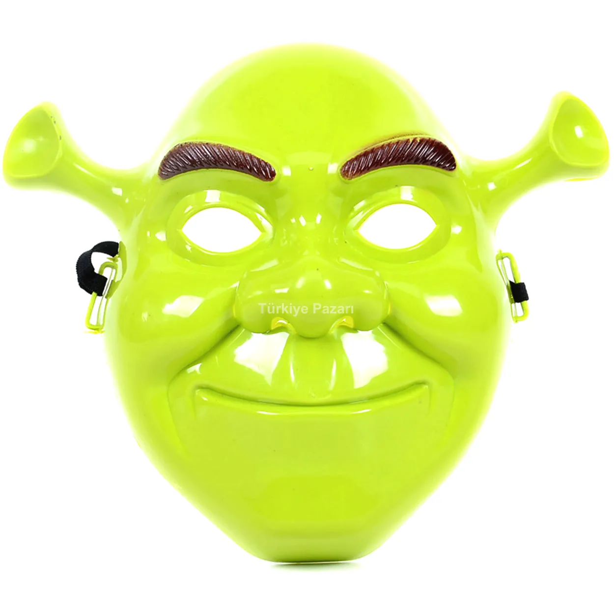Yeşil Shrek Maskesi 21x25 cm