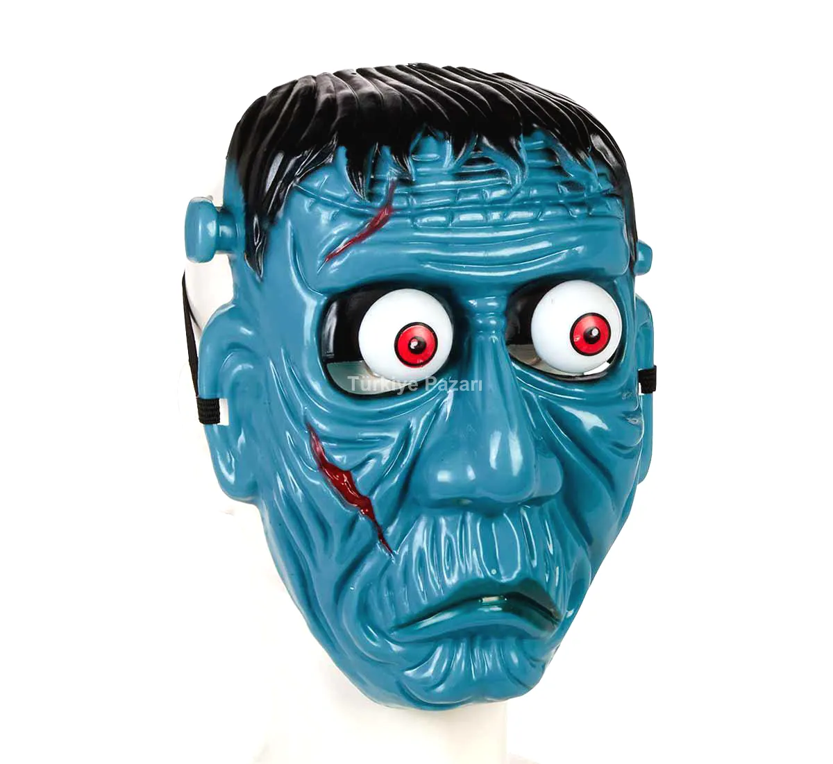 Frankenstein Temalı Sallanan Oynar Gözlü Maske