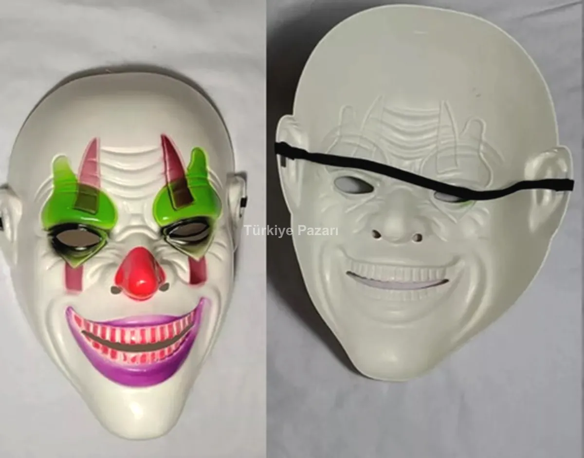 Delirten Gülüş Psikopat Palyaço Temalı Joker Maskesi
