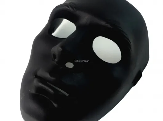Siyah Renk Hip Hop Anonim Jabbawkeez Dans Maskesi 18x19 cm