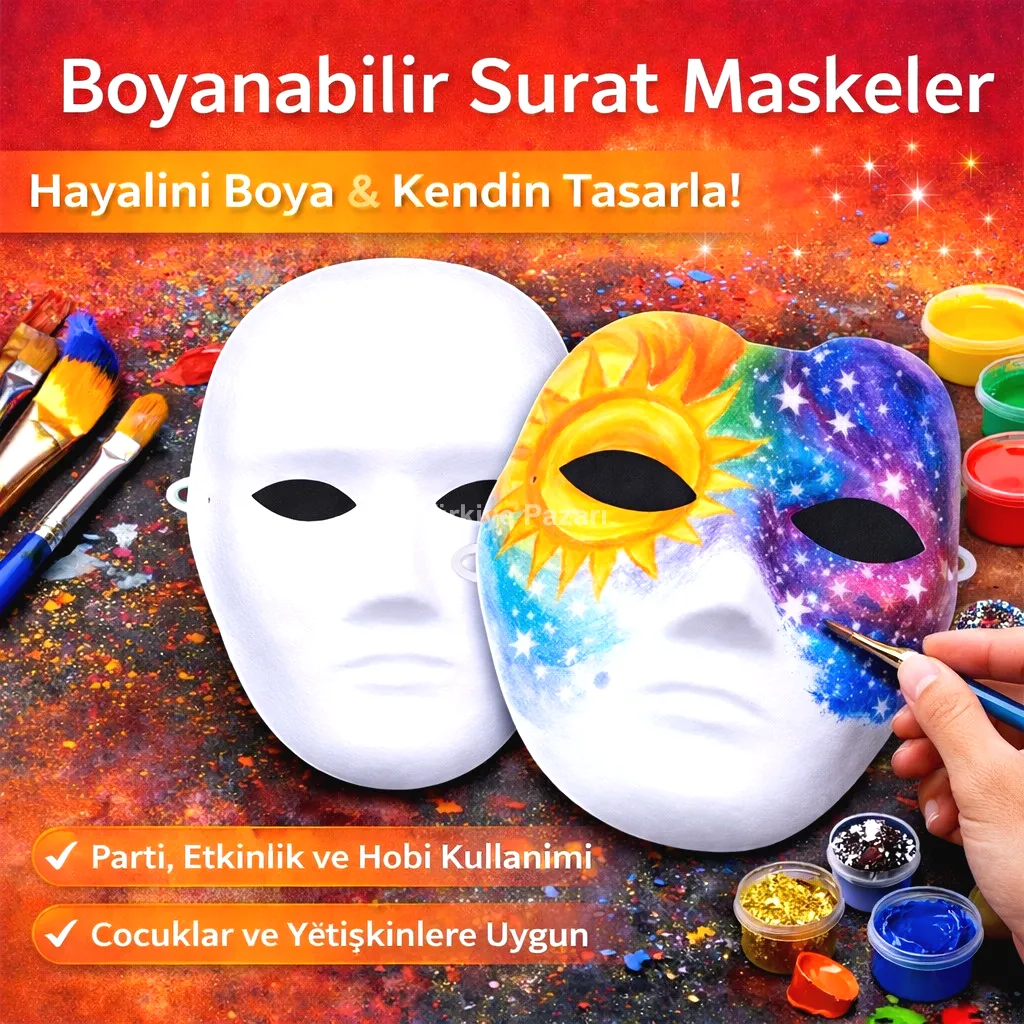 Gerçekçi Yaşlı Adam Maskesi – Lateks Görünümlü Plastik Korku Maskesi