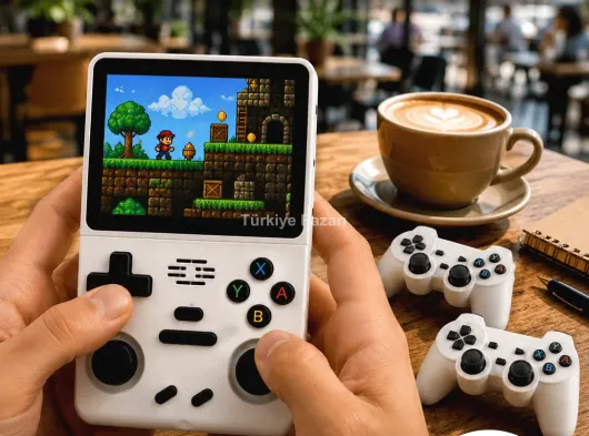 Geniş Ekranlı Taşınabilir Retro Oyun Konsolu Yeni Nesil