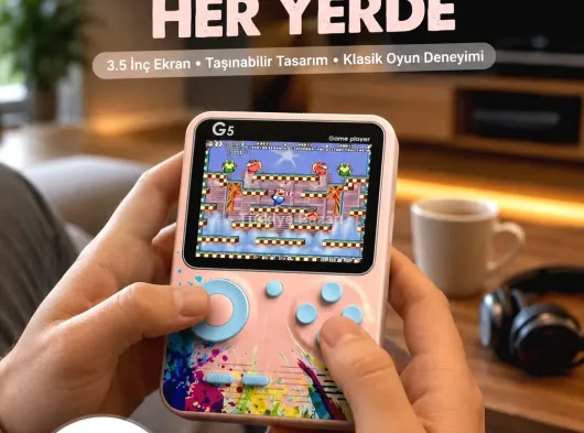 Game Box Mini 500 Adet Retro Oyun Taşınabilir Oyun Konsolu Yeni Nesil