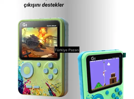 G5 Game Box Retro Mini Oyun Konsolu – 500 Dahili Oyun Yeni Nesil