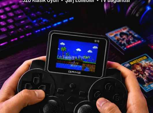 Game Stick 520 Oyunlu Retro Konsol Çocuklara Özel