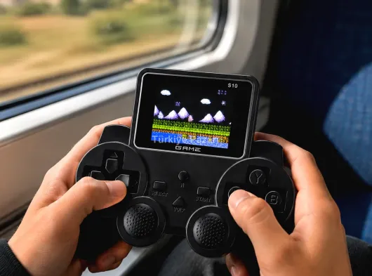 Şarjlı Retro Gamepad Oyun Konsolu 520 Oyunlu TV Çıkışlı El Konsolu