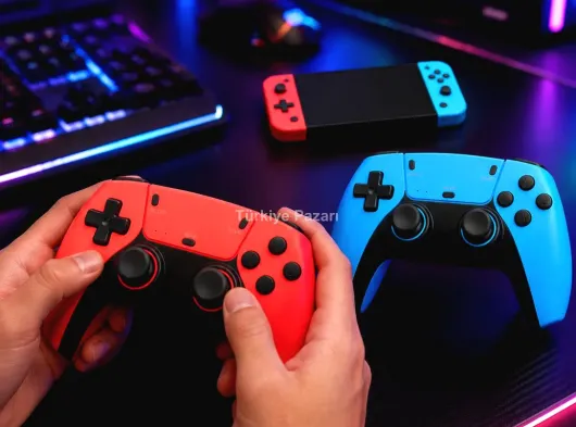 Oyun Konsolu Kablosuz Kontrolcülü Retro Oyun Eğlence Sistemi