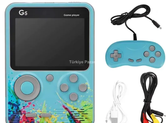 3 İnç Ekran 500 Oyunlu Game Box Mini Taşınabilir Oyun Konsolu
