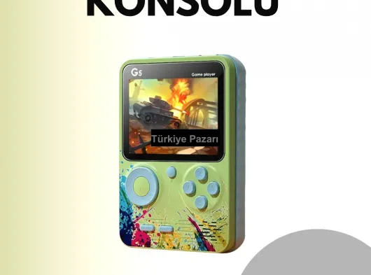 3 İnç Ekran 500 Oyunlu Game Box Mini Taşınabilir Oyun Konsolu