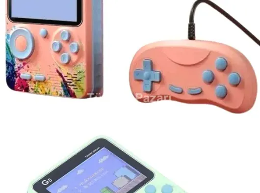 3.5 İnç Klasik Retro LCD Ekran 500 Oyunlu Oyun Konsolu Taşınabilir