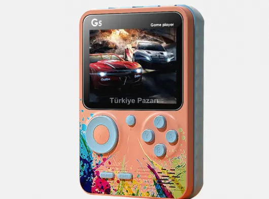 Retro Taşınabilir Oyun Konsolu 500 Klasik Oyunlu, 3.0 İnç Renkli Ekran