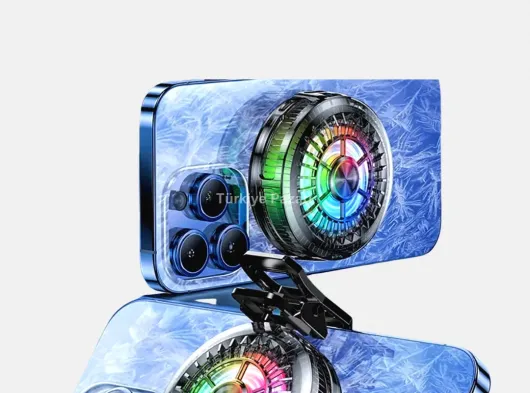 Telefon Soğutucu Fan RGB Işık Mobil Gaming İçin Süper Soğutma