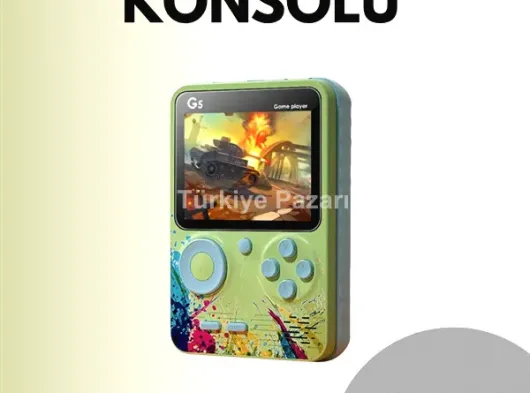 TV Bağlantılı 500 Oyunlu Mini Gameboy Konsol