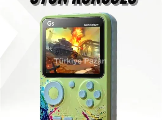 Game Box Oyun Konsolu 500 Retro Oyunlu Mini Taşınabilir 3 İnç