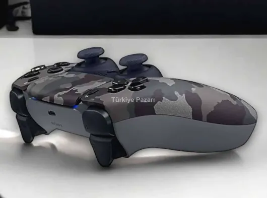 PS4 Oyun Kolu Kamuflaj Desenli Joystick