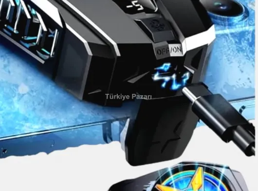 Taşınabilir Şarjlı Telefon Soğutucu – Sessiz Fan Motoru ile Yüksek Performans Koruma