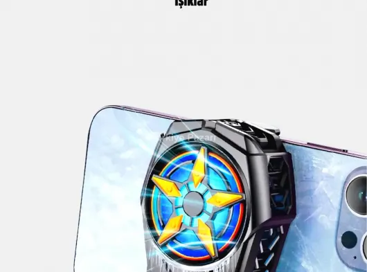 Taşınabilir Şarjlı Telefon Soğutucu – Sessiz Fan Motoru ile Yüksek Performans Koruma