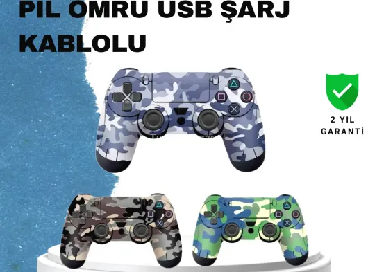 Ergonomik Tasarımlı Oyun Kolu – Hassas Tetikler ve Analog Stickler