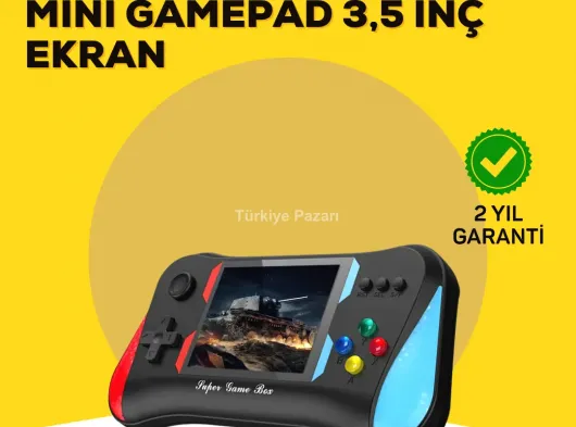 Taşınabilir El Konsolu 500 Oyunlu – Geniş Ekran ve Uzun Pil Ömrü