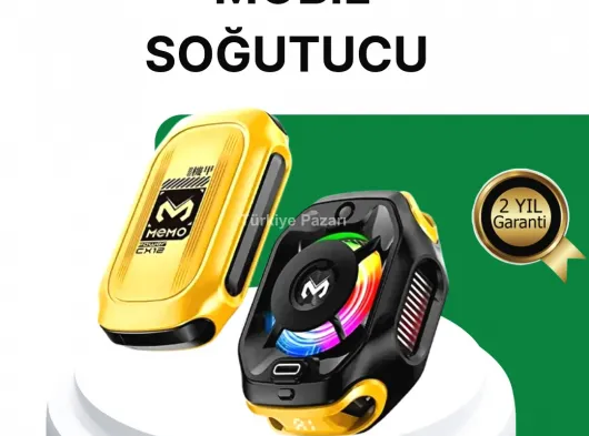 7 Kanatlı Vortex Fanlı Akıllı Telefon Soğutma Aparatı