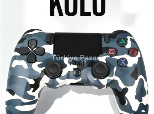 PS4 Oyun Kolu Kamuflaj Desenli Joystick