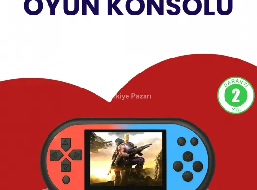 520 Oyunlu El Oyun Konsolu TV Bağlantılı HD LCD Ekranlı