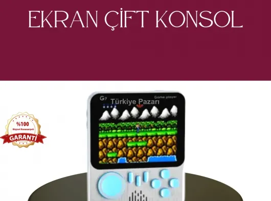 Şarjlı 3.5 İnç Retro Oyun Konsolu
