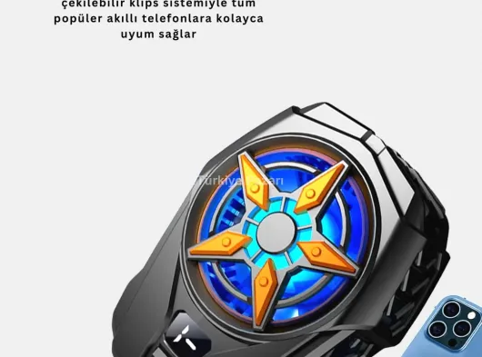 2 Kademeli Hız Ayarlı Taşınabilir Telefon Soğutucu