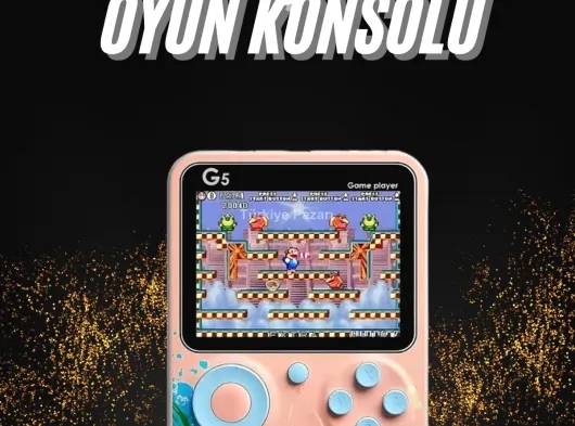 Televizyona Bağlanan Çift Joystick Taşınabilir Klasik Retro Oyunlu