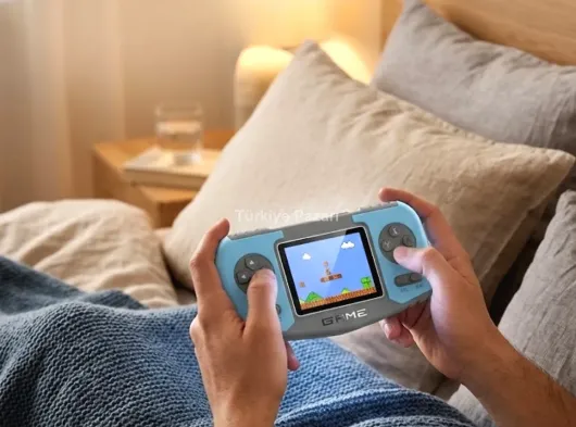 El Tipi Oyun Konsolu Dahili Retro Oyunlar TV Bağlantısı Destekli Taşınabilir Game Console