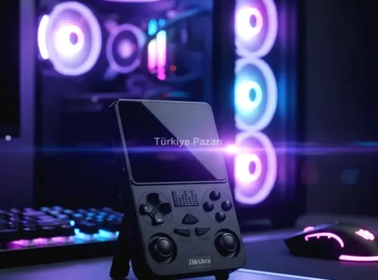 Wi-Fi Özellikli Taşınabilir Retro Oyun Konsolu Analog Joystickli