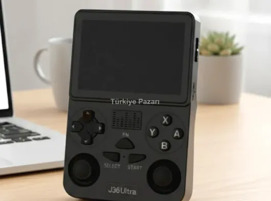 Wi-Fi Özellikli Taşınabilir Retro Oyun Konsolu Analog Joystickli