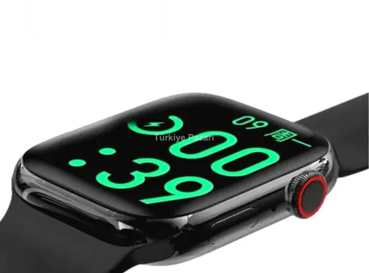 Akıllı Saat Gümüş Kasa Bluetooth Kulaklık Hediyeli Çok Fonksiyonlu İkili Set