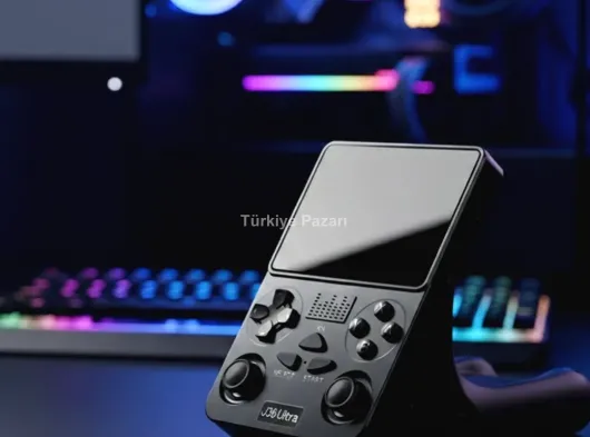 SUP Retro El Konsolu – 500 Oyun, TV Bağlantılı, 3 İnç Ekranlı Şarjlı Mini Atari