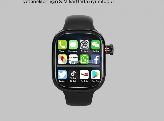 SIM Kartlı GPS Destekli Akıllı Saat Sesli Görüşmeli Yeni Nesil