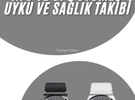Akıllı Saat Adımsayar Nabız Ölçer Titreşim Özellikli Çağrı Cevaplama Sosyal Medya Yeni Nesil