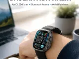 AMOLED Akıllı Saat 49mm Bluetooth Arama Spor ve Sağlık Yeni Nesil