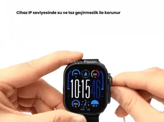 AMOLED Akıllı Saat 49mm Bluetooth Arama Spor ve Sağlık Yeni Nesil