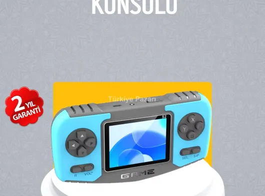 Mini Arcade Oyun Konsolu Hafif Taşınabilir Çocuk Hediyelik
