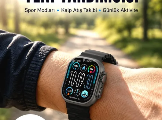AMOLED Ultra Akıllı Saat 15 Gün Batarya Güçlü Ekran Yeni Nesil