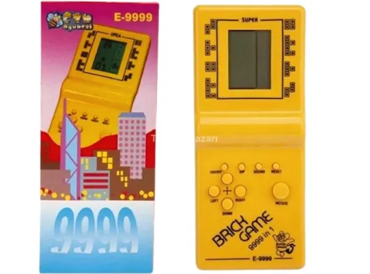 Retro Tetris El Aterisi – Pil ile Çalışan Taşınabilir Mini Oyun Konsolu
