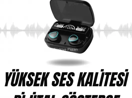 Kaliteli Akıllı Saat ve Kaliteli Bluetooth Kulaklık ANC Özelliği Uzun Pil Ömrü