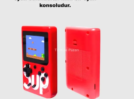 SUP Game Box El Konsolu – 500 Oyunlu, TV Bağlantılı, 5 Saat Oyun Süresi