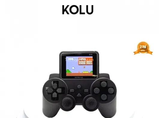 SUP Retro El Konsolu – 500 Oyun, TV Bağlantılı, 3 İnç Ekranlı Şarjlı Mini Atari