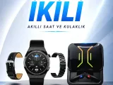 Uzun Süreli Pil Ömrüne Sahip AMOLED Akıllı Saat 3 Kordonlu Tasarım