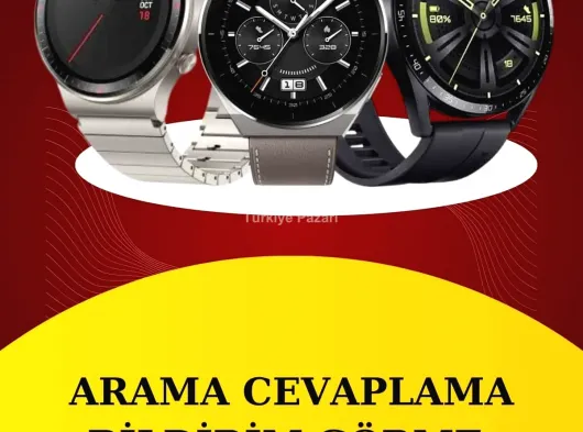 Dijital Göstergeli Bluetooth Kulaklık ve Bildirim Görebilen Akıllı Saat Alarm ve Titreşim