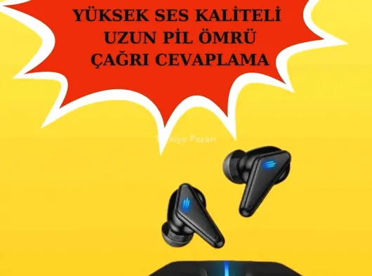 Kablosuz Bluetooth Bağlantılı Kulaklık ve Dokunmatik Ekran Akıllı Saat Arama Cevaplama