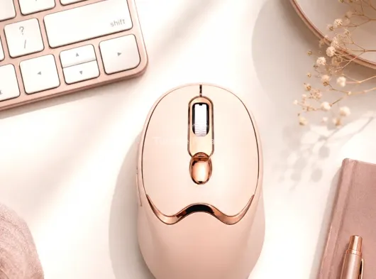 Bluetooth ve 2.4G Destekli Sessiz Kablosuz Mouse Şarjlı Tasarım